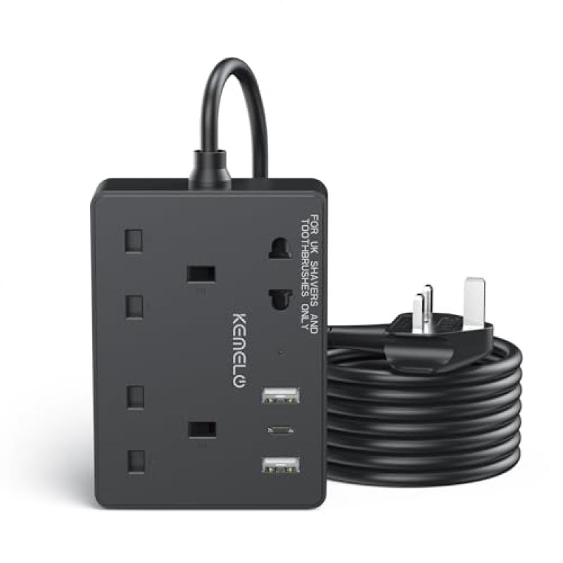 3 Way Extension Lead with USB Slots 3 Way Extension Lead with USB Slots