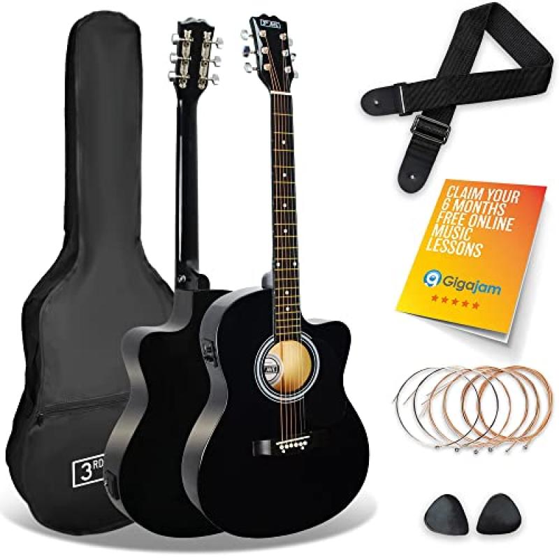 3rd Avenue Acoustic Guitar Pack - Black 3rd Avenue Acoustic Guitar Pack - Black