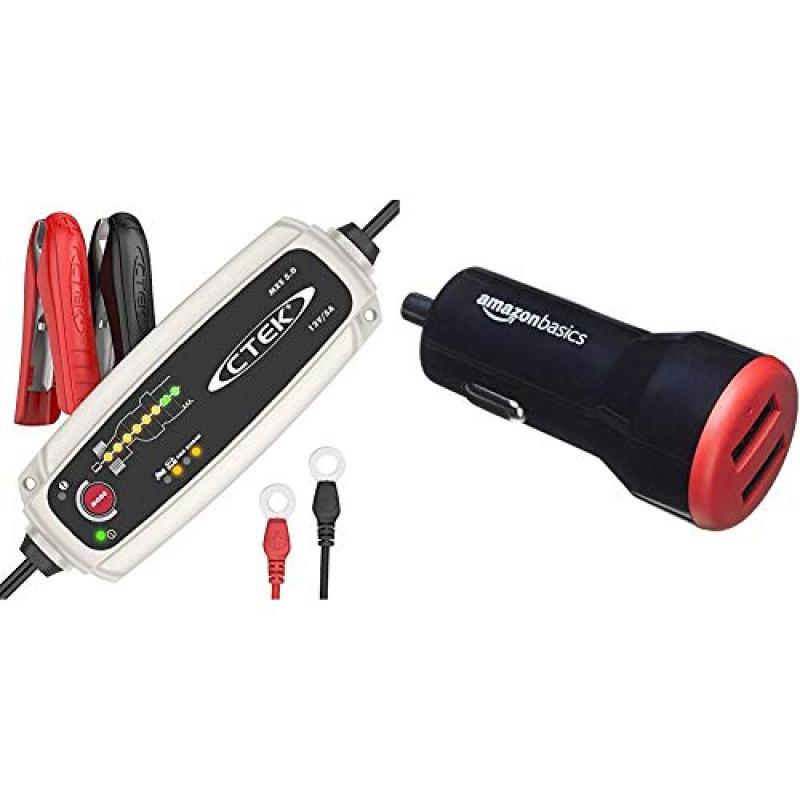 CTEK MXS 5.0 + Amazon Basics Car Charger CTEK MXS 5.0 + Amazon Basics Car Charger