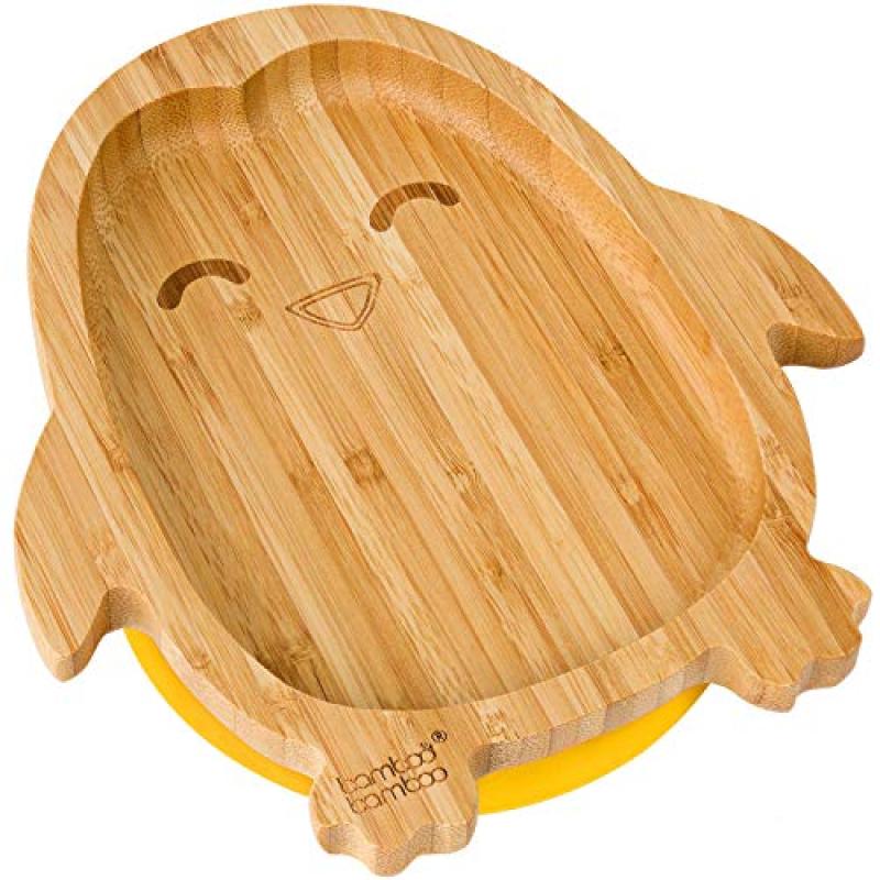 Bamboo Penguin Suction Plate Bamboo Penguin Suction Plate
