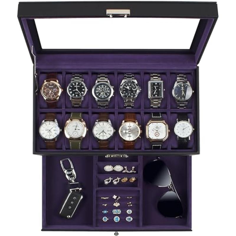 KILHS Watch Box with Glass Lid KILHS Watch Box with Glass Lid