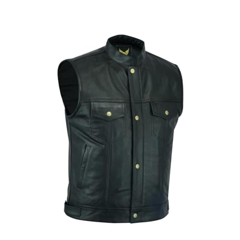 Leatherick Men's Biker Vest Leatherick Men's Biker Vest