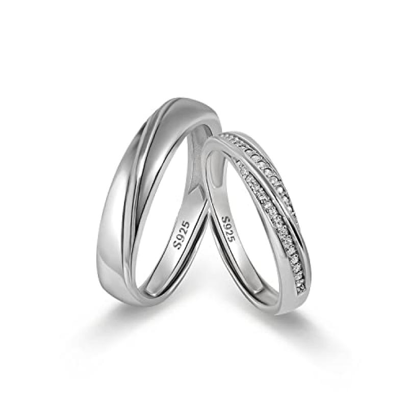 Meissa Sterling Silver Couple Rings Meissa Sterling Silver Couple Rings
