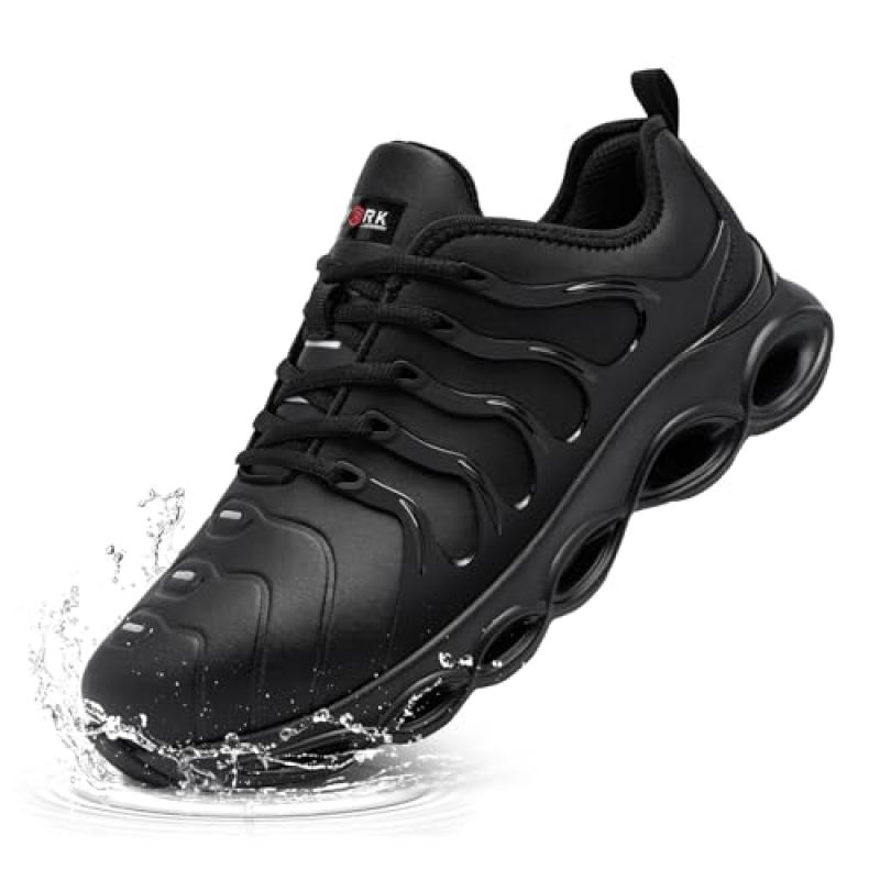 LARNMERN Men's Steel Toe Safety Trainers