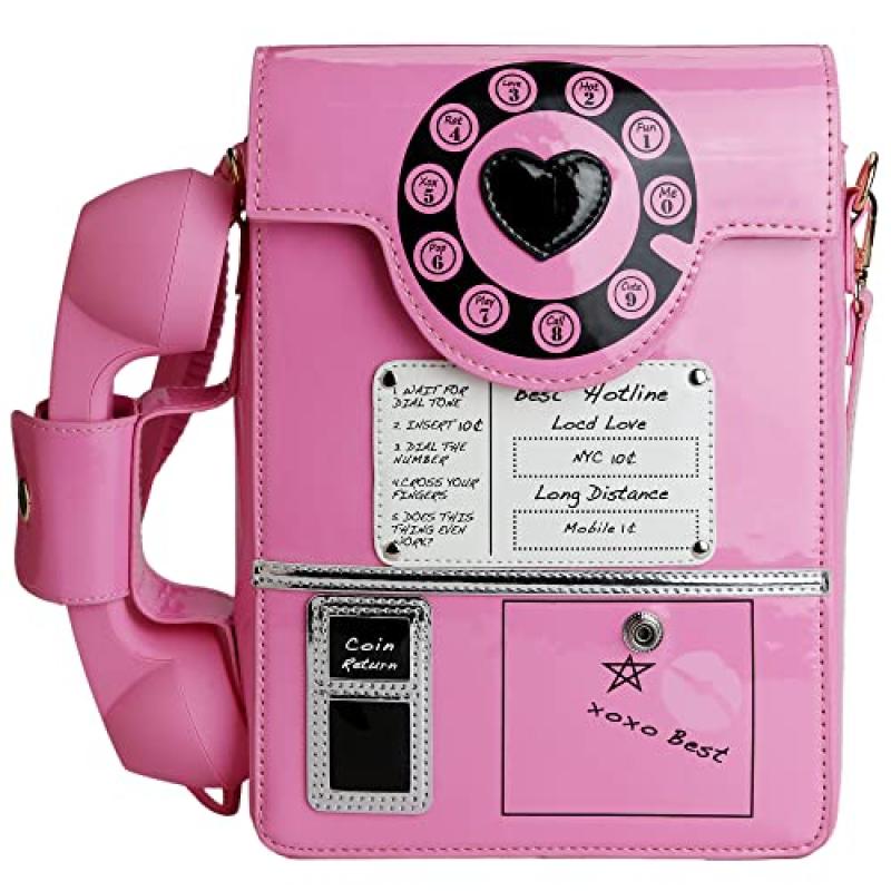 QiMing Retro Dial Telephone Shoulder Bag QiMing Retro Dial Telephone Shoulder Bag