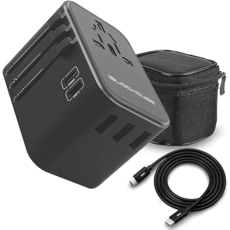 iBlockCube® Travel Adapter with Dual Type C Port iBlockCube® Travel Adapter with Dual Type C Port