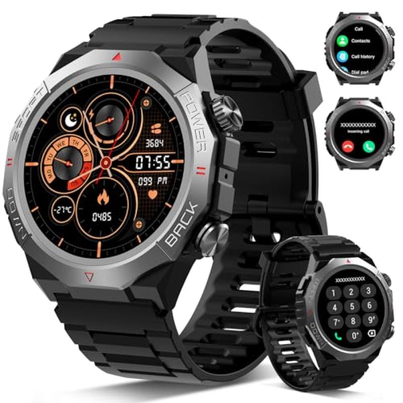 Military Smart Watch with Fitness Tracking Military Smart Watch with Fitness Tracking