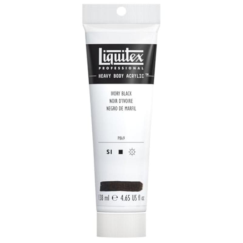 Liquitex Acrylic Paint, Ivory Black Liquitex Acrylic Paint, Ivory Black