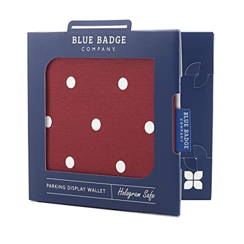 Blue Badge Co Red Spotty Wallet Blue Badge Co Red Spotty Wallet