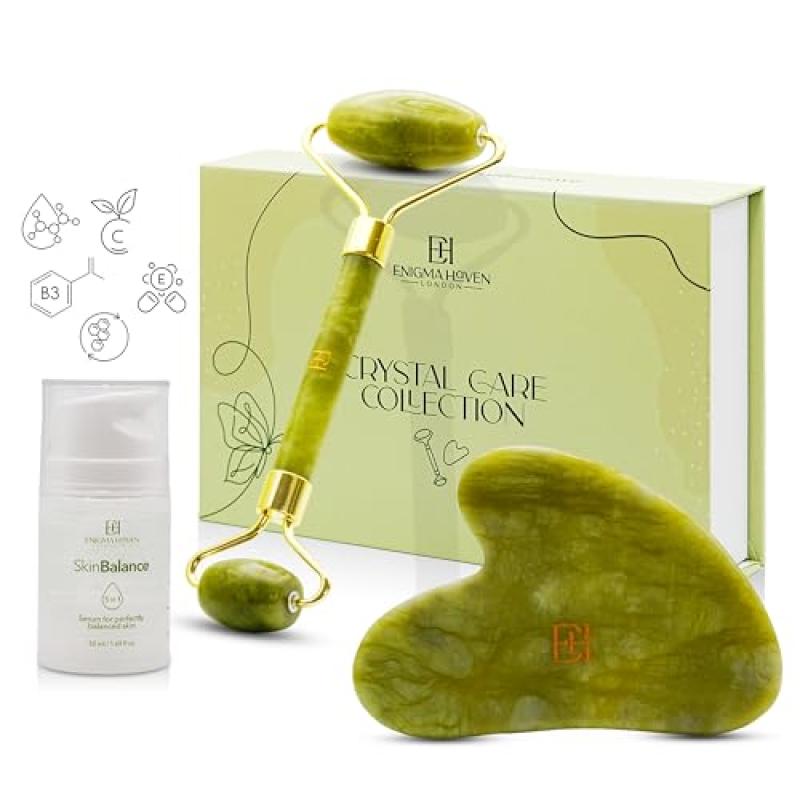 Enigma Haven Londonยฎ Jade Roller & Gua Sha Set Enigma Haven Londonยฎ Jade Roller & Gua Sha Set