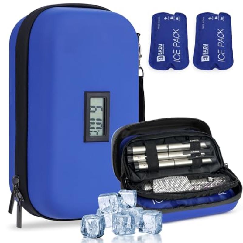 HIMDUZE Insulin Cooler with Thermometer HIMDUZE Insulin Cooler with Thermometer