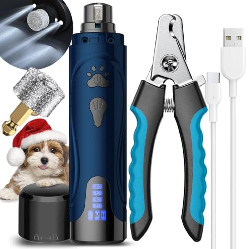 YABIFE Dog Nail Grinder Kit, Rechargeable, 3 Speeds YABIFE Dog Nail Grinder Kit, Rechargeable, 3 Speeds