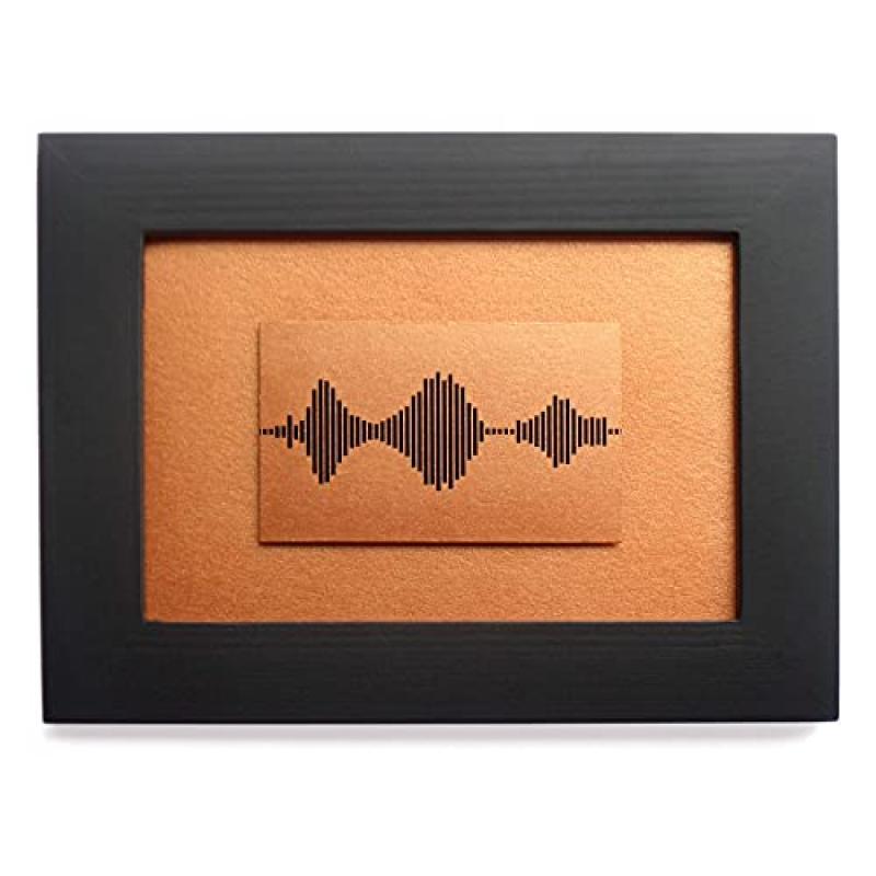 Copper Soundwave Art Anniversary Gift Copper Soundwave Art Anniversary Gift