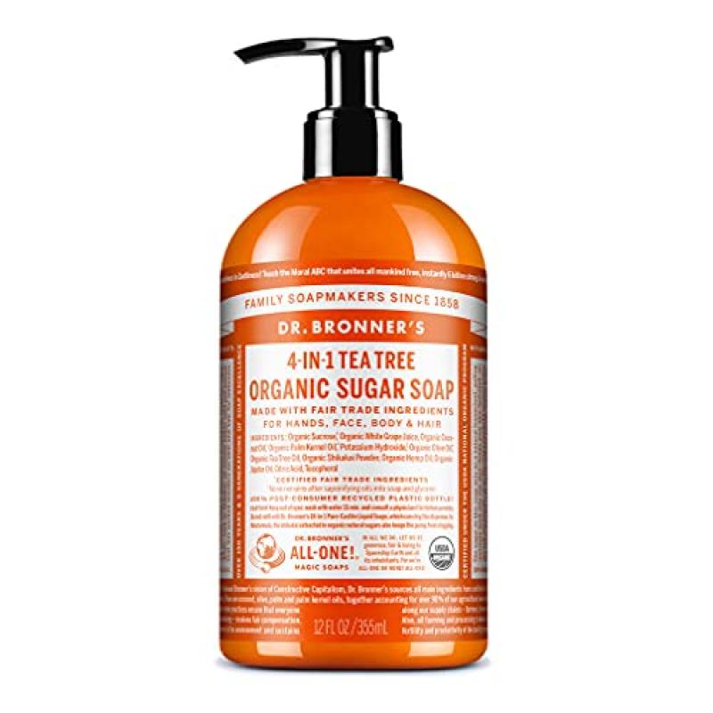 Dr Bronner’s Tea Tree Sugar Soap Dr Bronner’s Tea Tree Sugar Soap