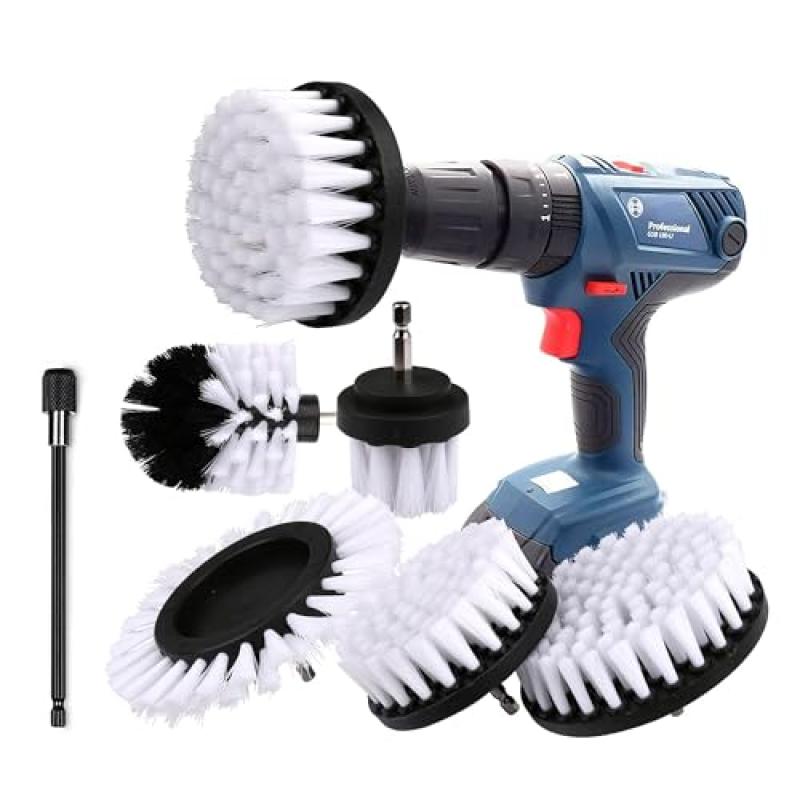 Drill Brush Attachment Set for Cleaning Drill Brush Attachment Set for Cleaning