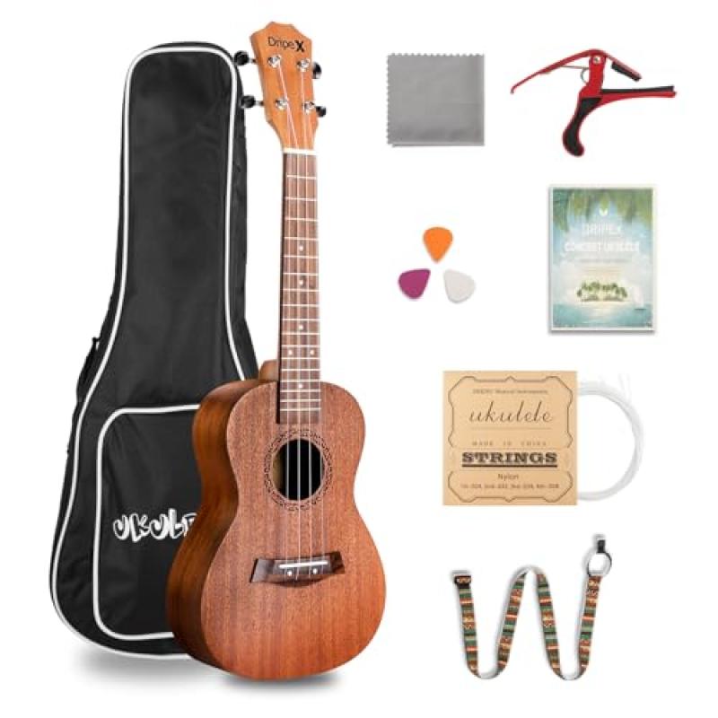 Dripex Concert Ukulele Starter Kit Dripex Concert Ukulele Starter Kit