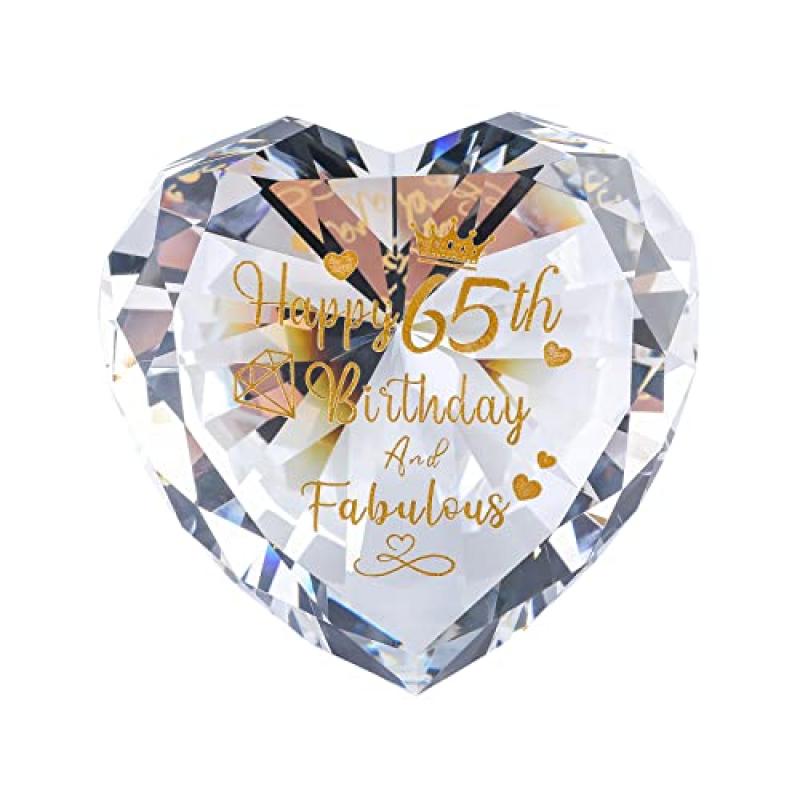 Crystal Keepsake 65th Birthday Gifts Crystal Keepsake 65th Birthday Gifts