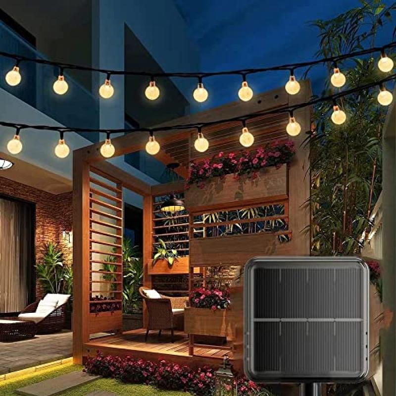 Usboo Solar String Lights with Crystal Balls Usboo Solar String Lights with Crystal Balls