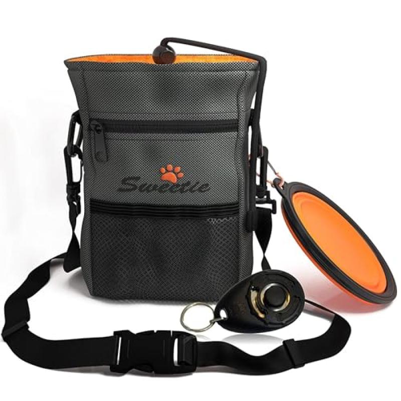 Sweetie Dog Treat Pouch with Poop Bag Holder Sweetie Dog Treat Pouch with Poop Bag Holder