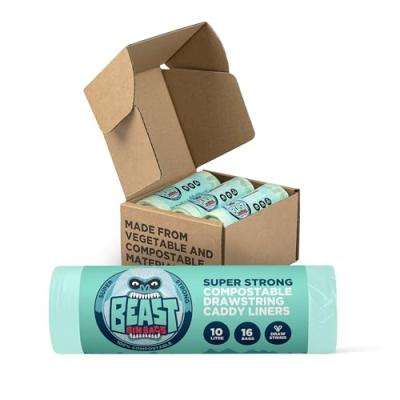 BEAST BIN BAGS, 6 Rolls of 16 x 10 Litre Bags … BEAST BIN BAGS, 6 Rolls of 16 x 10 Litre Bags …