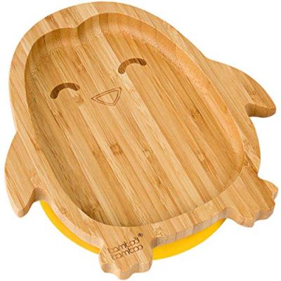 Bamboo Penguin Suction Plate Bamboo Penguin Suction Plate