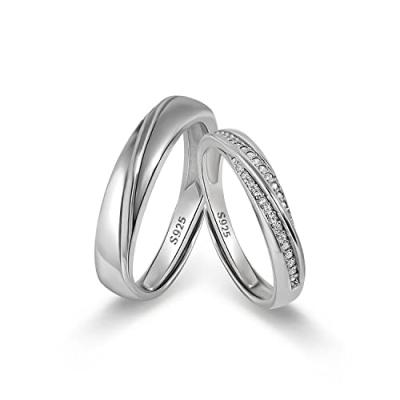 Meissa Sterling Silver Couple Rings Meissa Sterling Silver Couple Rings