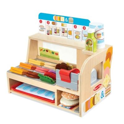 Melissa & Doug Wooden Sandwich Toy Shop Melissa & Doug Wooden Sandwich Toy Shop