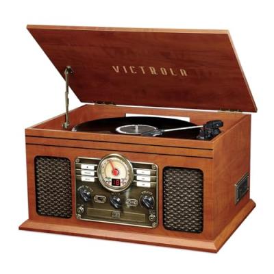 Victrola 6-in-1 Entertainment Center with Bluetooth Record Player Victrola 6-in-1 Entertainment Center with Bluetooth Record Player
