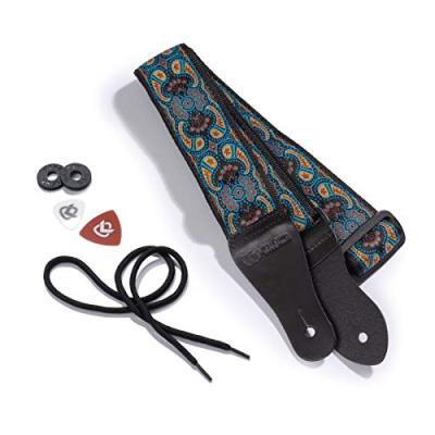 KLIQ Vintage Woven Guitar Strap with Free Accessories KLIQ Vintage Woven Guitar Strap with Free Accessories