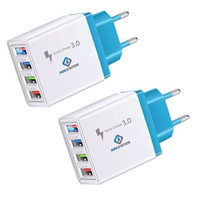 Pipestation USB Charger Plug with 4 Ports Pipestation USB Charger Plug with 4 Ports