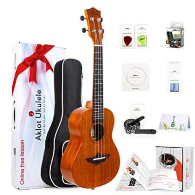 Aklot Concert Ukulele Solid Mahogany 23 Inch Aklot Concert Ukulele Solid Mahogany 23 Inch