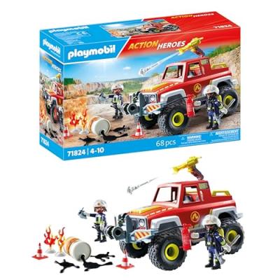 Playmobil Fire Truck Toy Car Playmobil Fire Truck Toy Car