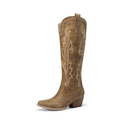 DREAM PAIRS Knee-High Block Heel Boots DREAM PAIRS Knee-High Block Heel Boots