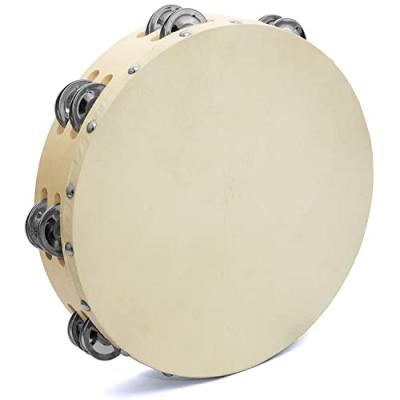 TIGER Wooden Tambourine - Double Row TIGER Wooden Tambourine - Double Row