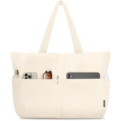 HOMESPON Corduroy Tote Bag HOMESPON Corduroy Tote Bag