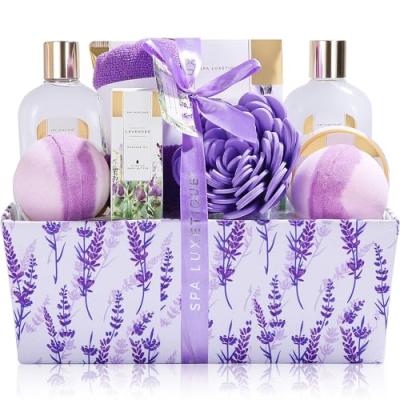 Spa Luxetique Lavender Bath Set Spa Luxetique Lavender Bath Set