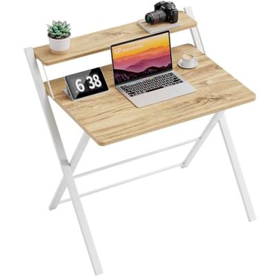 GreenForest Folding Desk with Monitor Shelf GreenForest Folding Desk with Monitor Shelf