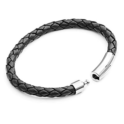 Tribal Steel Mens Leather Bracelet Tribal Steel Mens Leather Bracelet