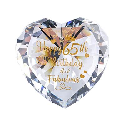 Crystal Keepsake 65th Birthday Gifts Crystal Keepsake 65th Birthday Gifts
