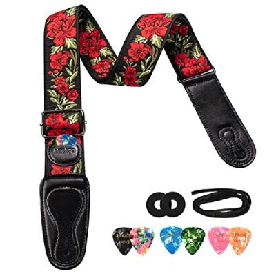 LEKATO Guitar Strap with Picks and Locks LEKATO Guitar Strap with Picks and Locks