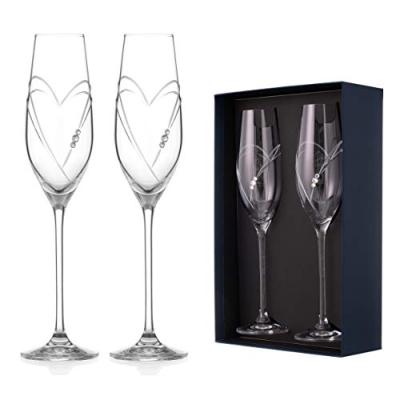 Swarovski Champagne Flutes Pair Swarovski Champagne Flutes Pair