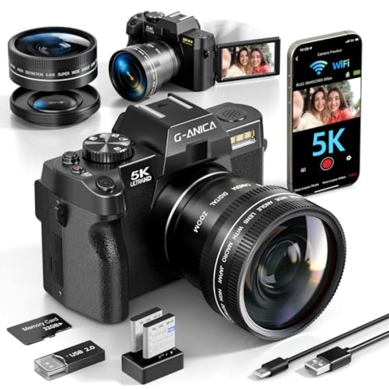 5K Digital Camera for Vlogging & YouTube 5K Digital Camera for Vlogging & YouTube
