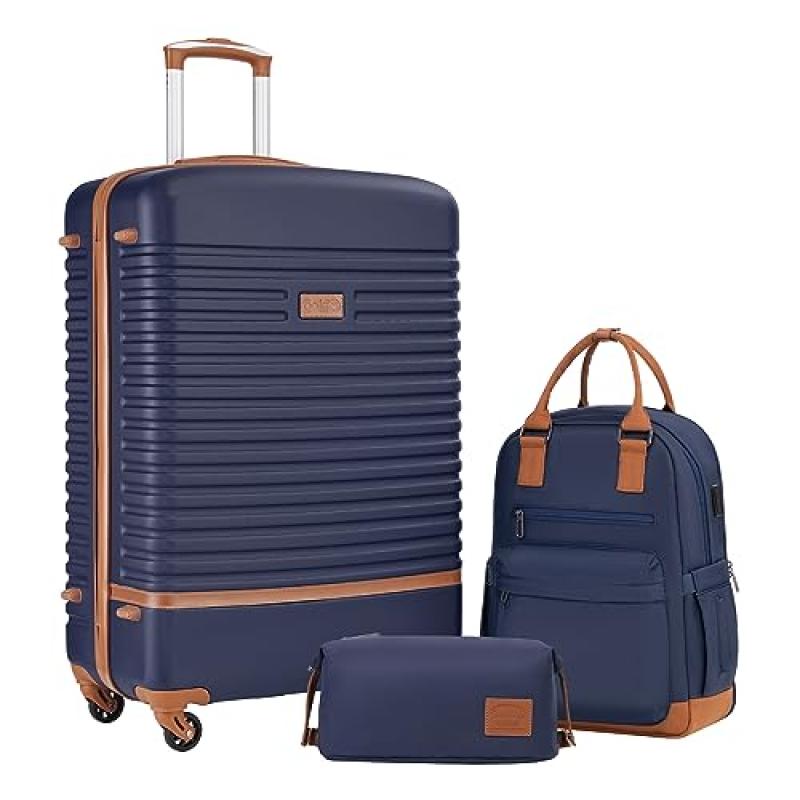 COOLIFE Cabin Luggage Set with TSA Lock