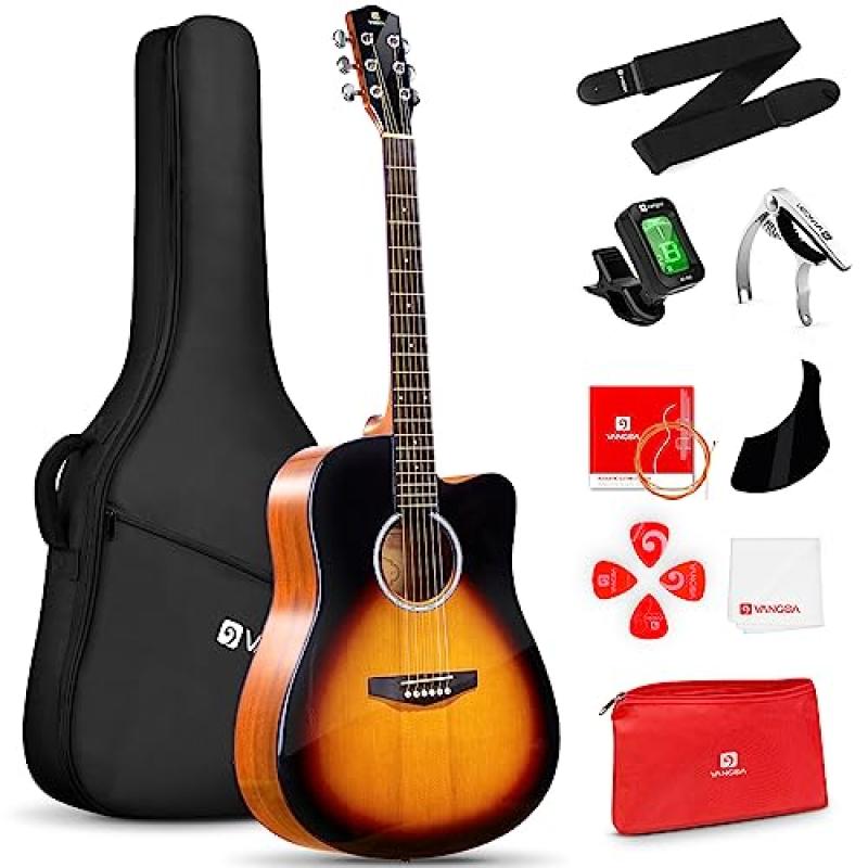 Vangoa Acoustic Guitar Beginner Set Vangoa Acoustic Guitar Beginner Set
