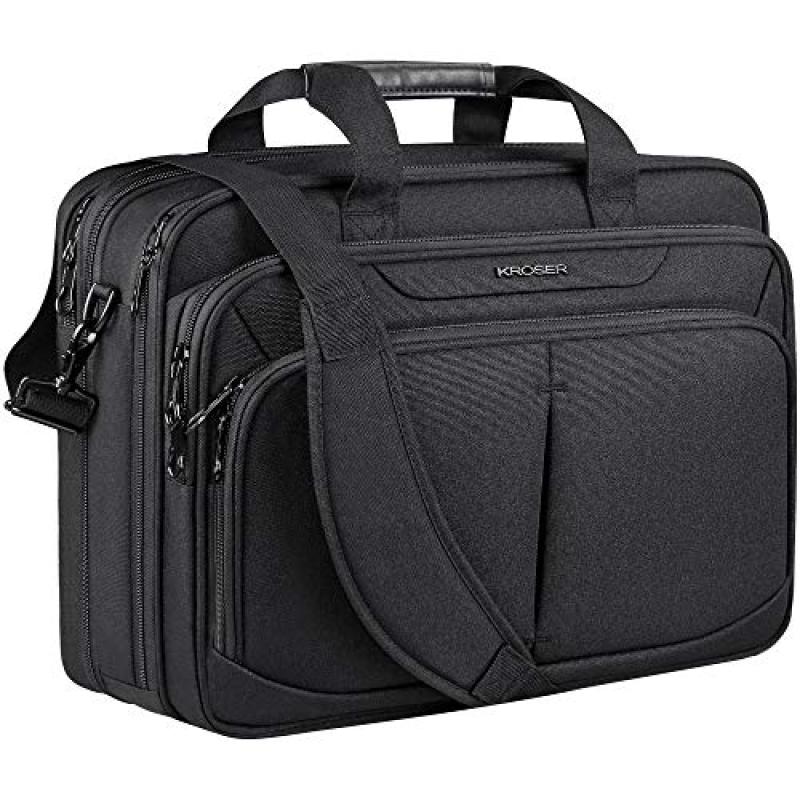 KROSER Laptop Briefcase with RFID Pockets KROSER Laptop Briefcase with RFID Pockets