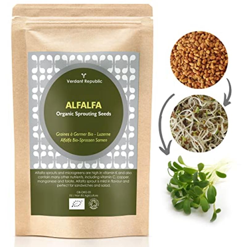 Verdant Republic Alfalfa Sprouting Seeds Verdant Republic Alfalfa Sprouting Seeds