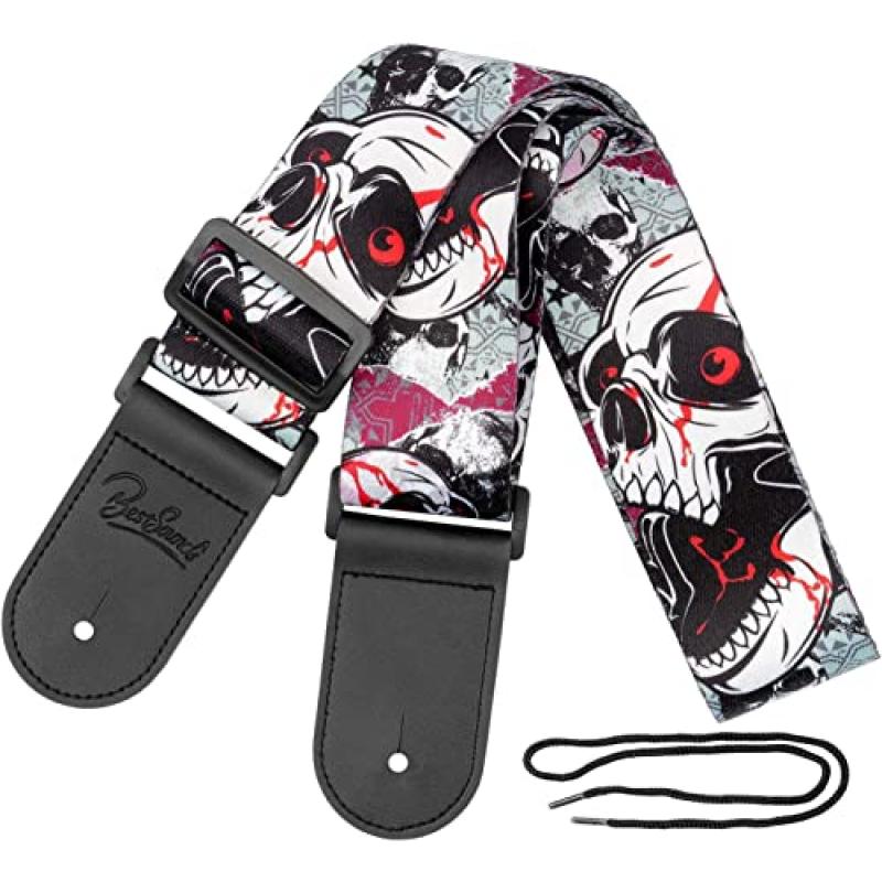BestSounds Skull Guitar Strap