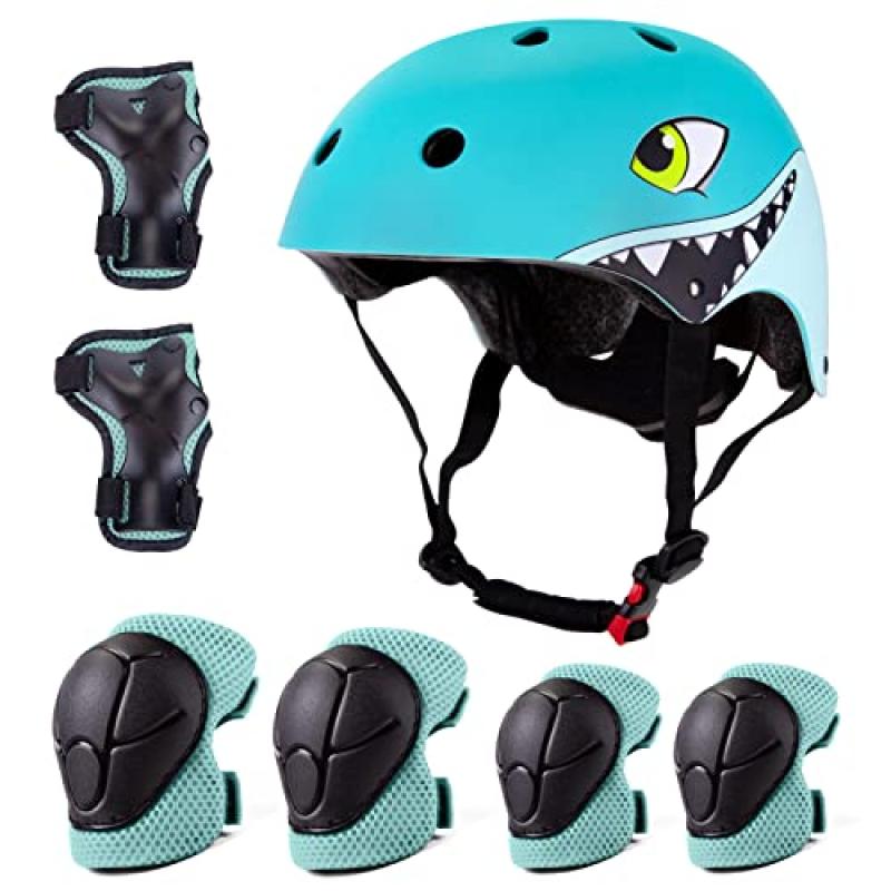 Kids Bike Helmet and Pad Set Kids Bike Helmet and Pad Set