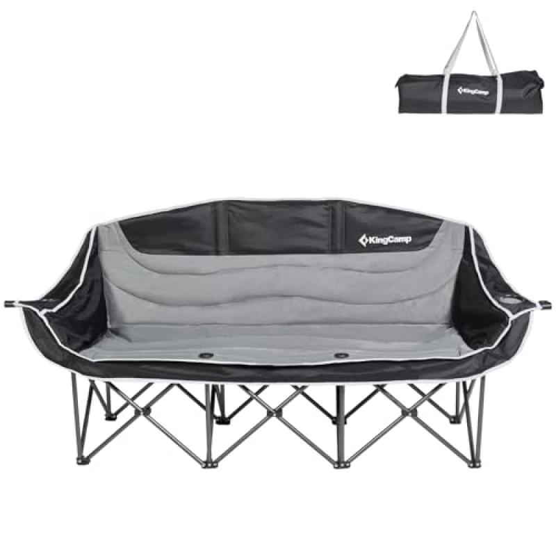 KingCamp Triple Camping Chair, Heavy Duty 3 Seater KingCamp Triple Camping Chair, Heavy Duty 3 Seater