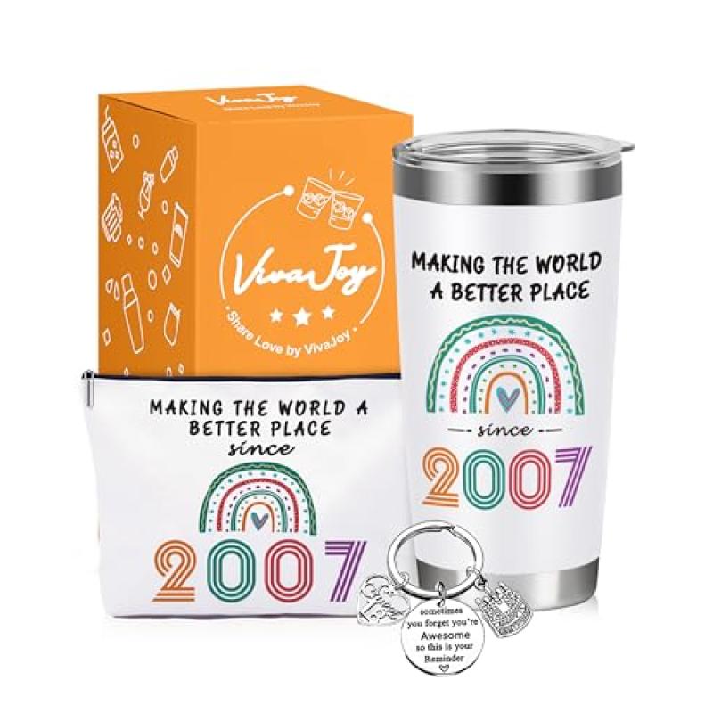 VivaJoy Birthday Rainbow Mugs for Girls